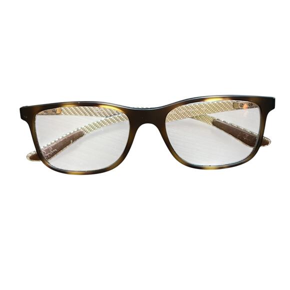 Rays Ban RX Eye Glasses Square Frames RB8903 Optics Matte Havana Tortoiseshell - Picture 1 of 7
